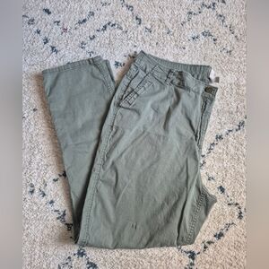 Chico's Olive Green Pants, Size 16